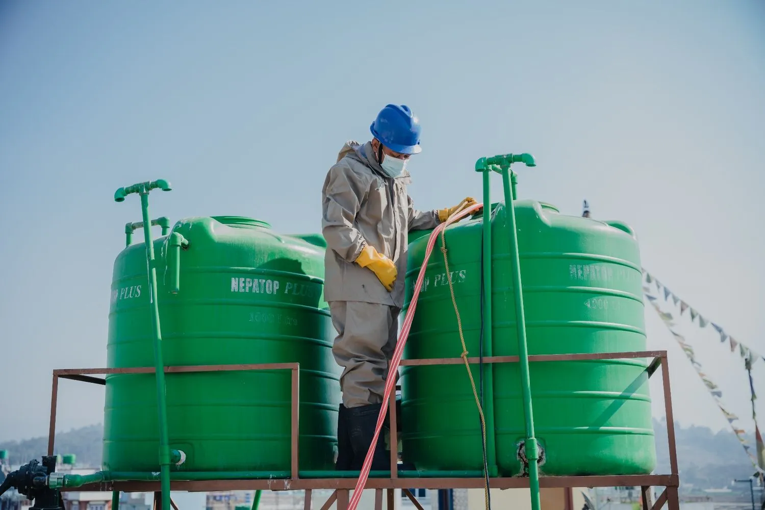 Roof Tank Cleaning