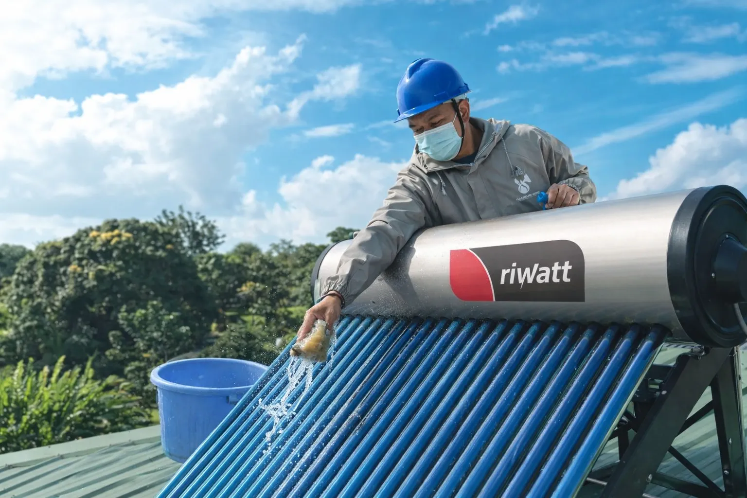 Solar Tube Cleaning